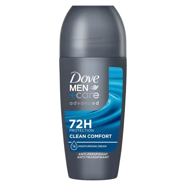 dove-men-care-deodorante-roll-on-advanced-care-clean-comfort-antitraspirante-sen image 1
