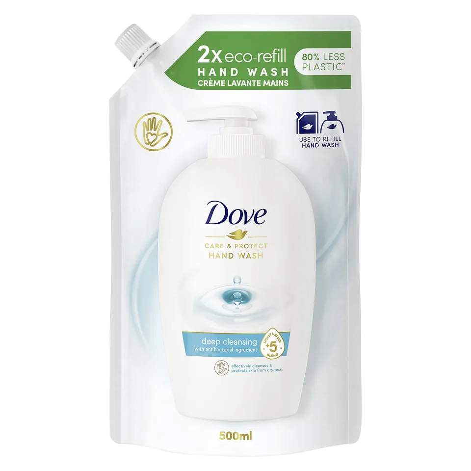 dove-sapone-liquido-mani-care-protect-ricarica-500-ml-rimuove-sporco-e-batteri-5 image 1