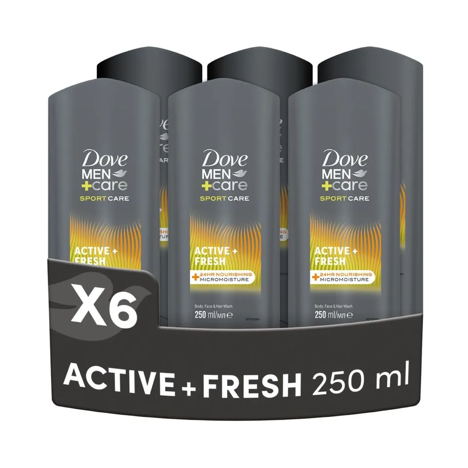 dove-men-care-docciaschiuma-sports-active-3-in-1-corpo-viso-e-capelli-con-tecnol image 1
