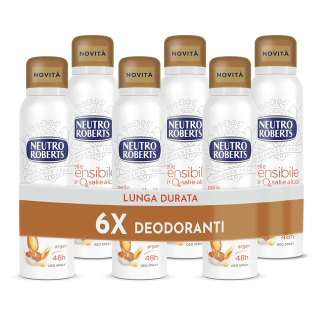 neutro-roberts-deodorante-spray-pelle-sensibile-avena-lenitiva-e-argan-senza-sal image 1