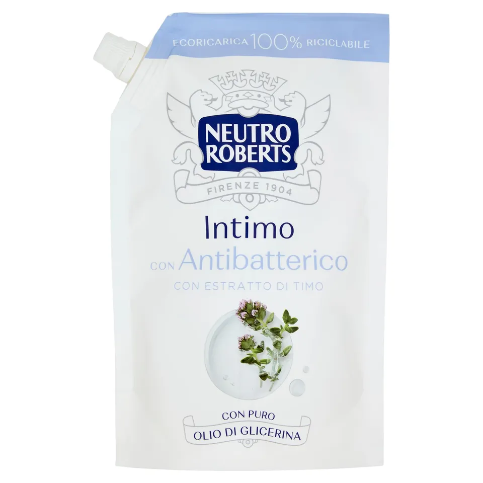 neutro-roberts-detergente-intimo-antibatterico-ecopouch-ricarica-400-ml-con-tea- image 1