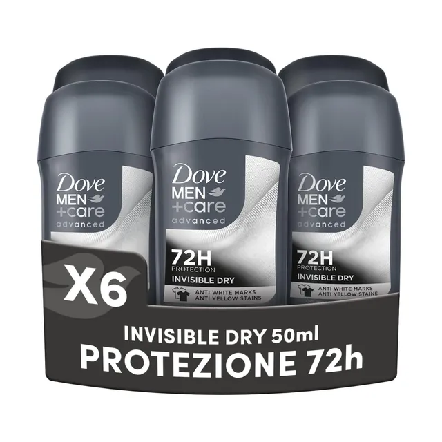 dove-men-care-deodorante-stick-advanced-care-invisible-dry-50-ml-antitraspirante image 1