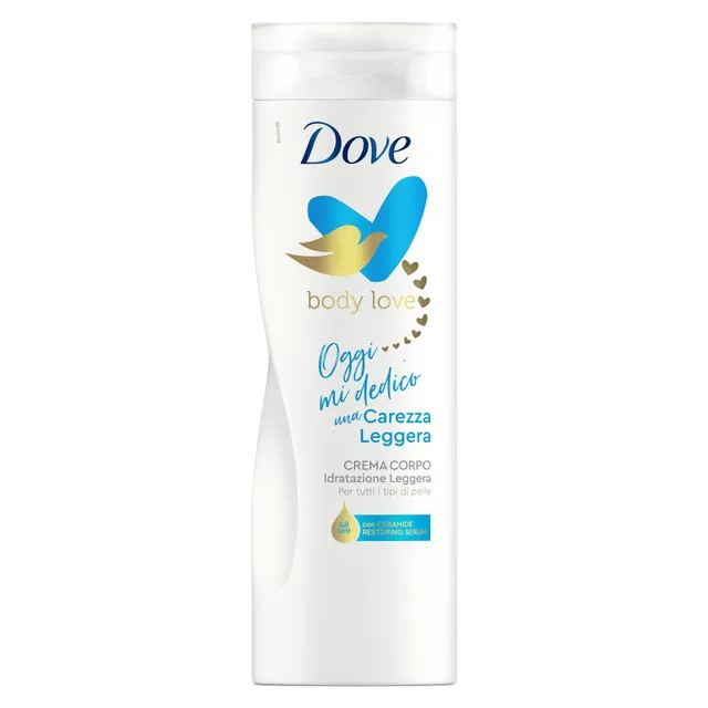 dove-crema-corpo-carezza-leggera-idratante-con-ceramide-restoring-serum-assorbim image 1