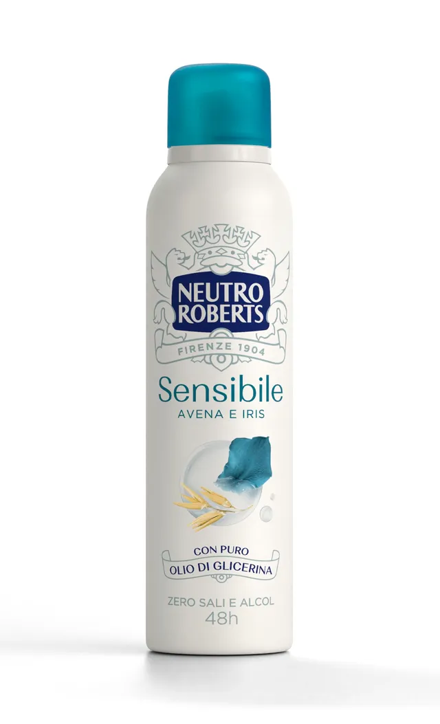 neutro-roberts-deodorante-spray-sensibile-avena-e-iris-150-ml-zero-alcol-con-cot image 1