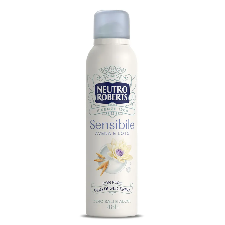 neutro-roberts-deodorante-spray-pelle-sensibile-avena-e-loto-senza-alcol-e-senza image 1