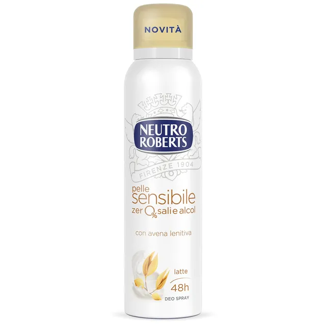 neutro-roberts-deodorante-spray-pelle-sensibile-con-avena-lenitiva-e-latte-48-or image 1