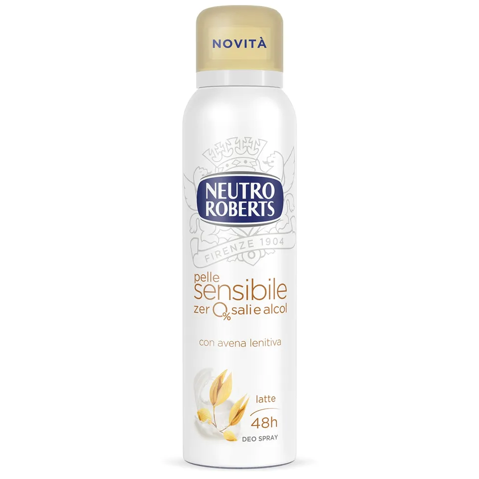 neutro-roberts-deodorante-spray-pelle-sensibile-con-avena-lenitiva-e-latte-48-or image 1