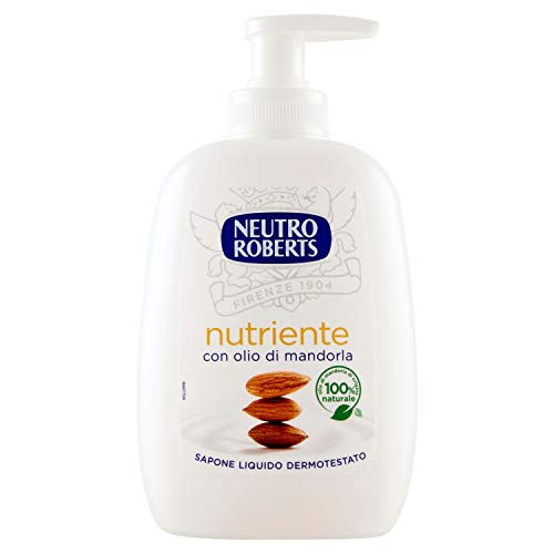 neutro-roberts-sapone-liquido-nutriente-all-olio-di-mandorla-per-mani-viso-e-cor image 8