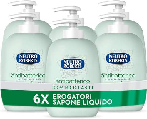 neutro-roberts-sapone-liquido-antibatterico-al-t-verde-mani-viso-e-corpo-6-flaco image 8