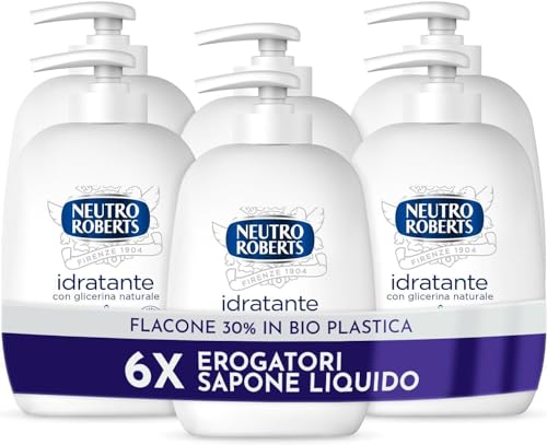 neutro-roberts-sapone-liquido-idratante-con-glicerina-6x200-ml-ingredienti-natur image 8
