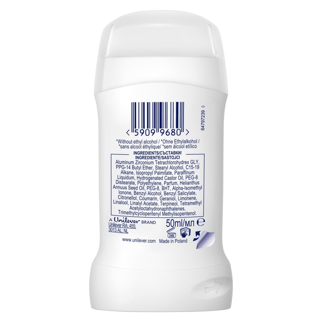 dove-deodorante-stick-powder-care-antitraspirante-protezione-48-ore-con-1-4-di-c image 2