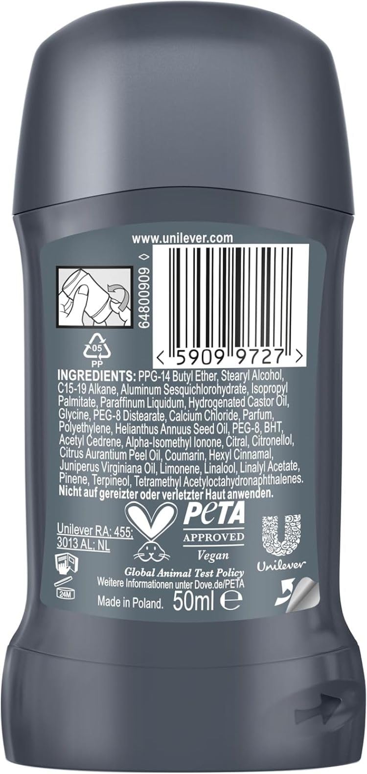 dove-men-care-deodorante-stick-advanced-care-invisible-dry-50-ml-antitraspirante image 2