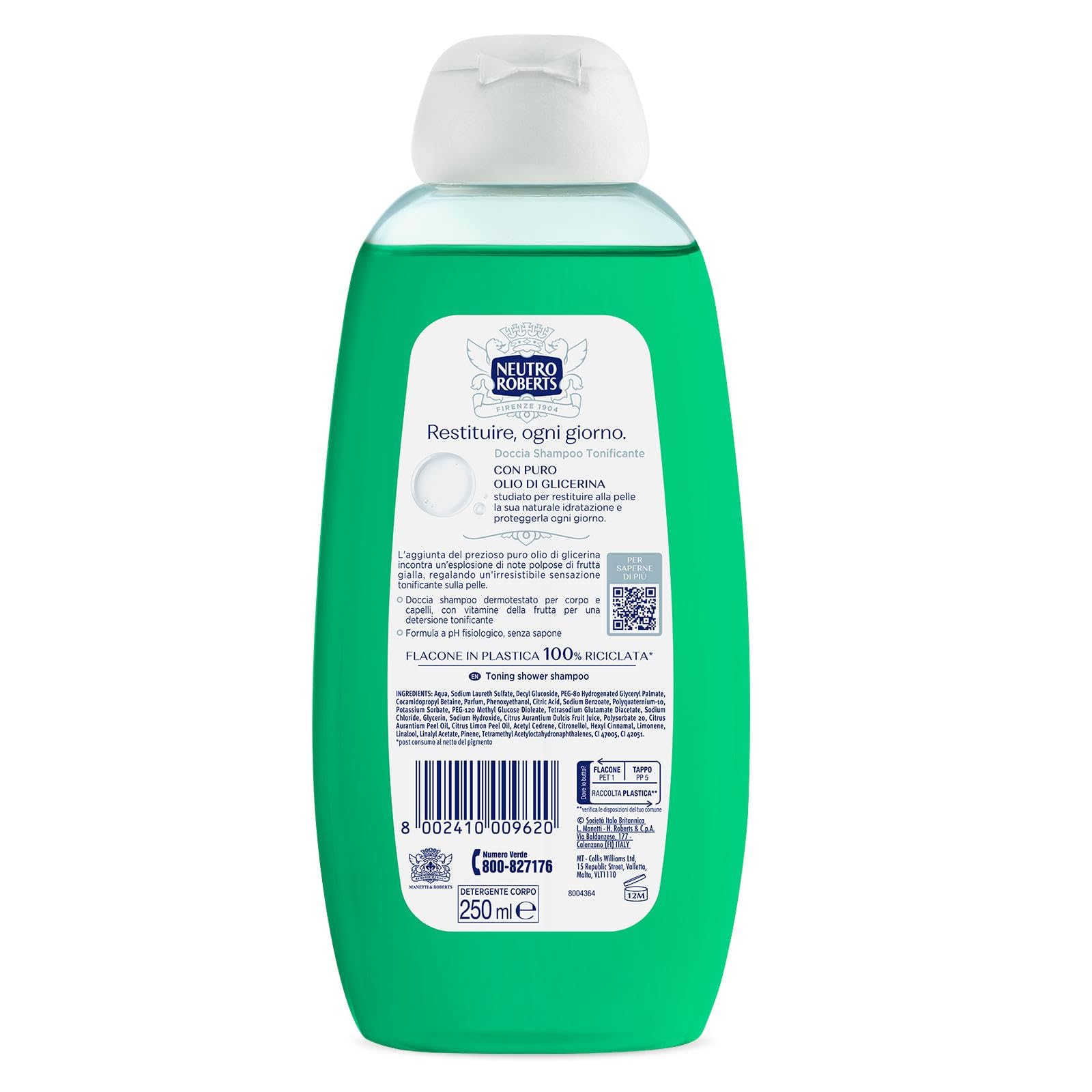 neutro-roberts-doccia-shampoo-tonificante-con-vitamine-della-frutta-e-note-agrum image 2