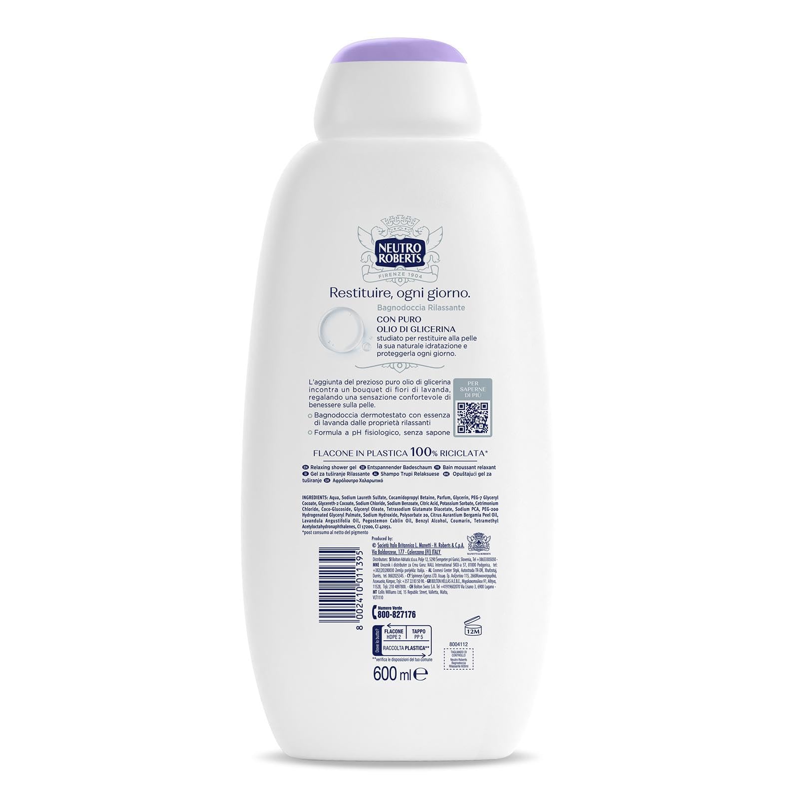 neutro-roberts-bagnoschiuma-corpo-rilassante-lavanda-e-patchouli-2-flaconi-da-60 image 2