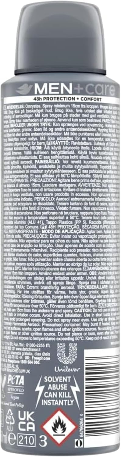 dove-men-care-deodorante-spray-classic-antitraspirante-uomo-48-ore-senza-alcol-f image 2