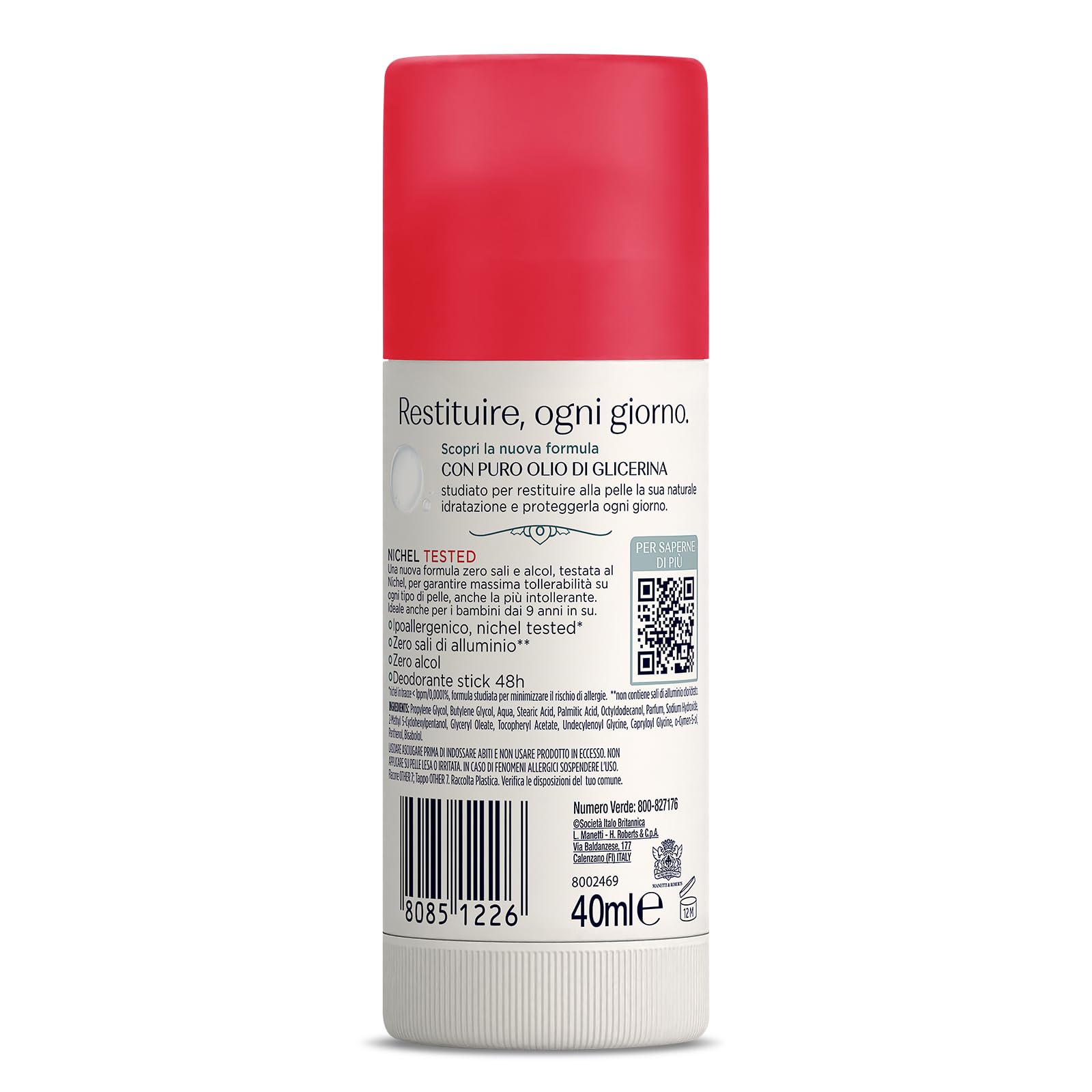 neutro-roberts-deodorante-stick-dermazero-40ml-ipoallergenico-zero-sali-di-allum image 2