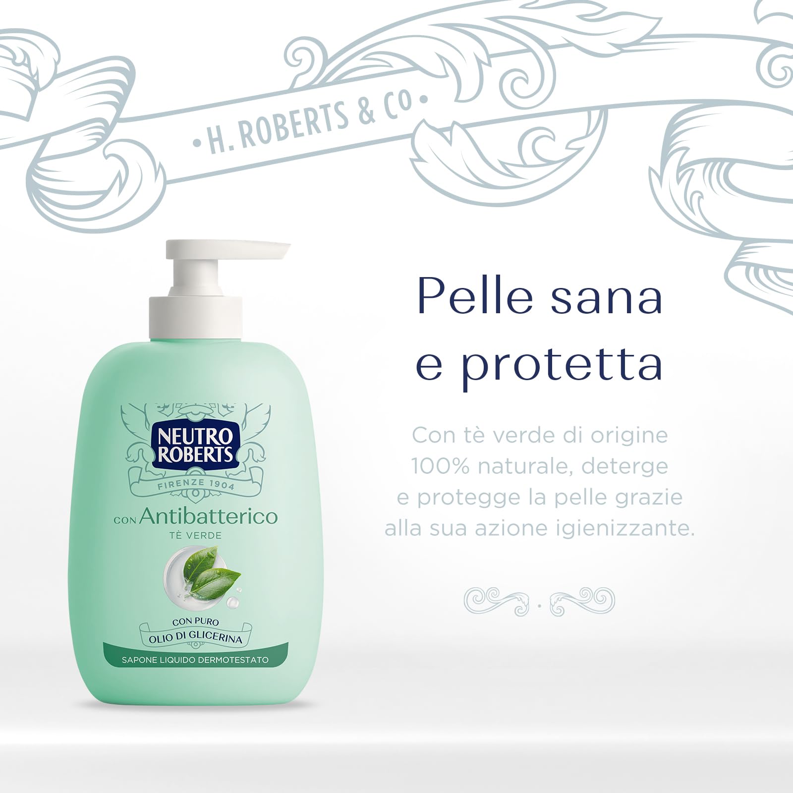 neutro-roberts-sapone-liquido-antibatterico-al-t-verde-200ml-dermatologicamente- image 2