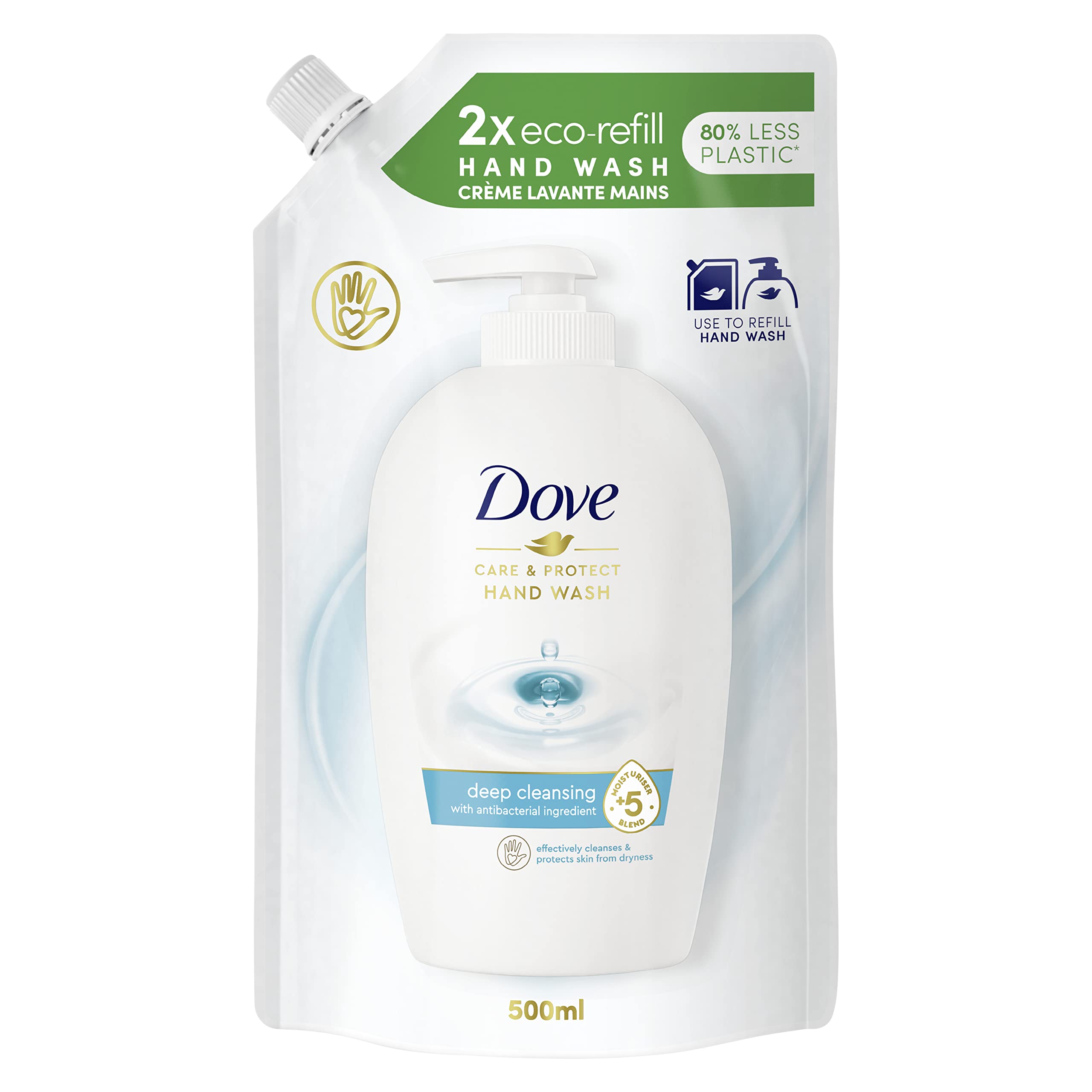 dove-sapone-liquido-mani-care-protect-ricarica-500-ml-rimuove-sporco-e-batteri-5 image 1