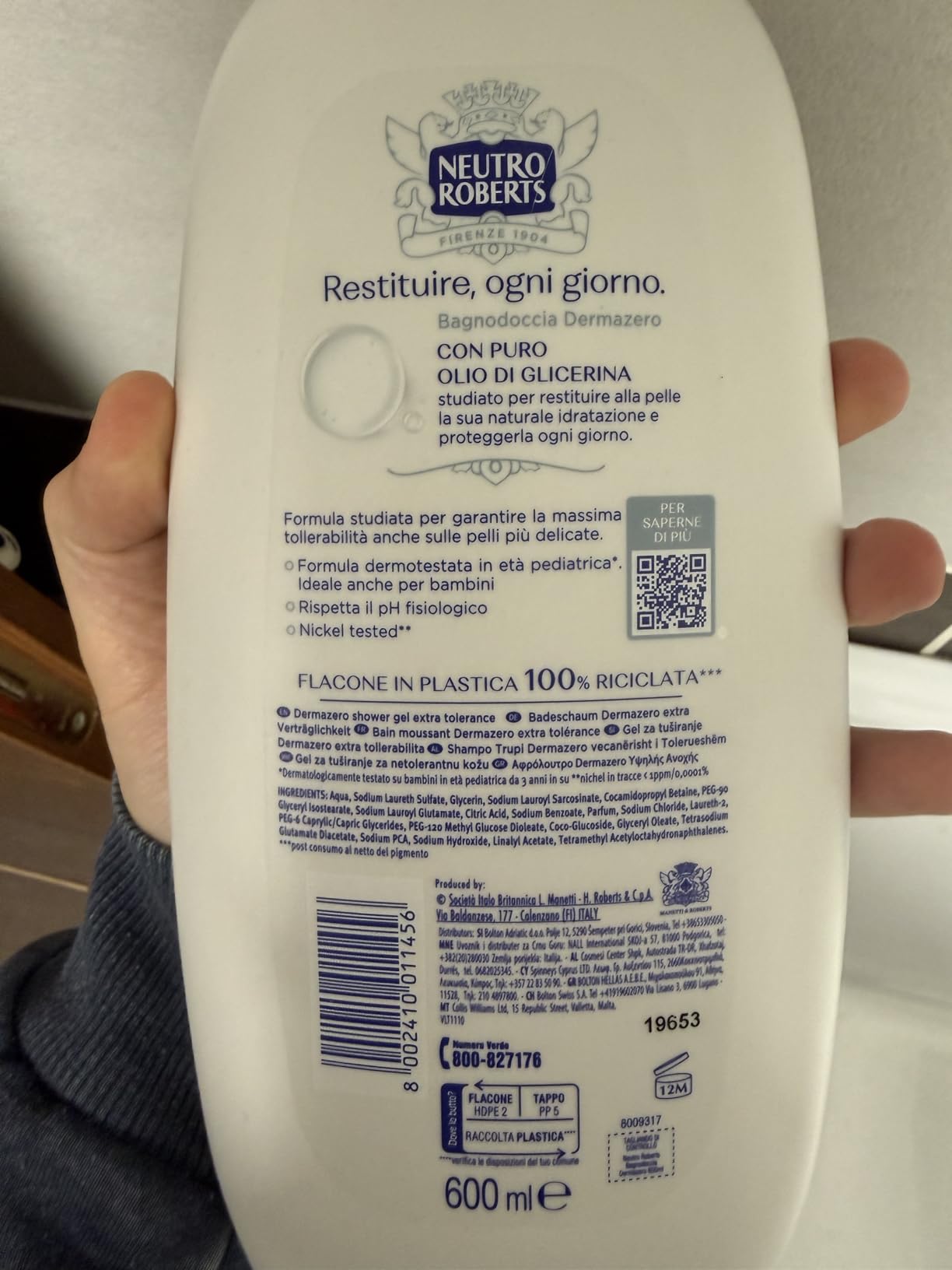 Pelle morbida dal primo utilizzo