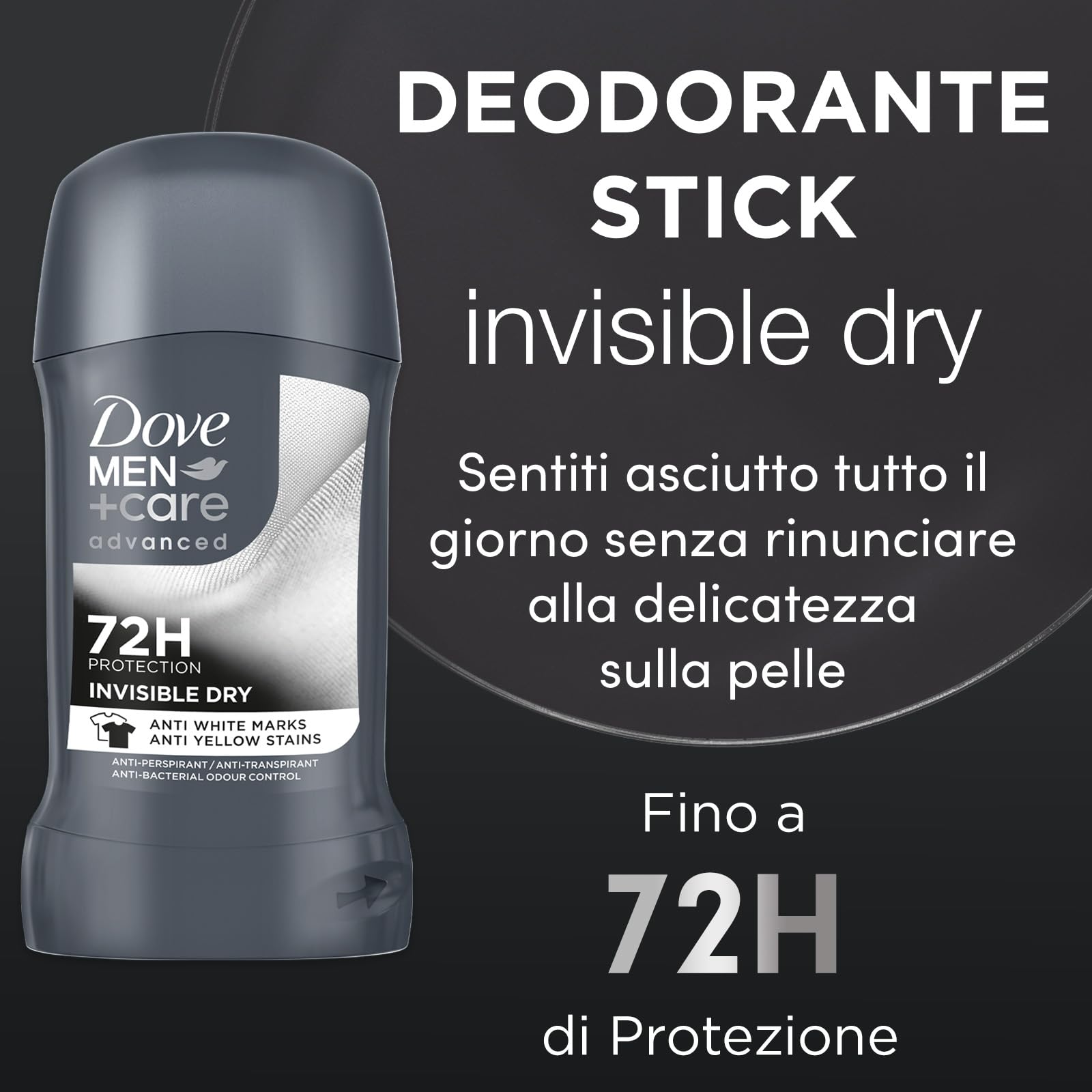 dove-men-care-deodorante-stick-advanced-care-invisible-dry-50-ml-antitraspirante image 3
