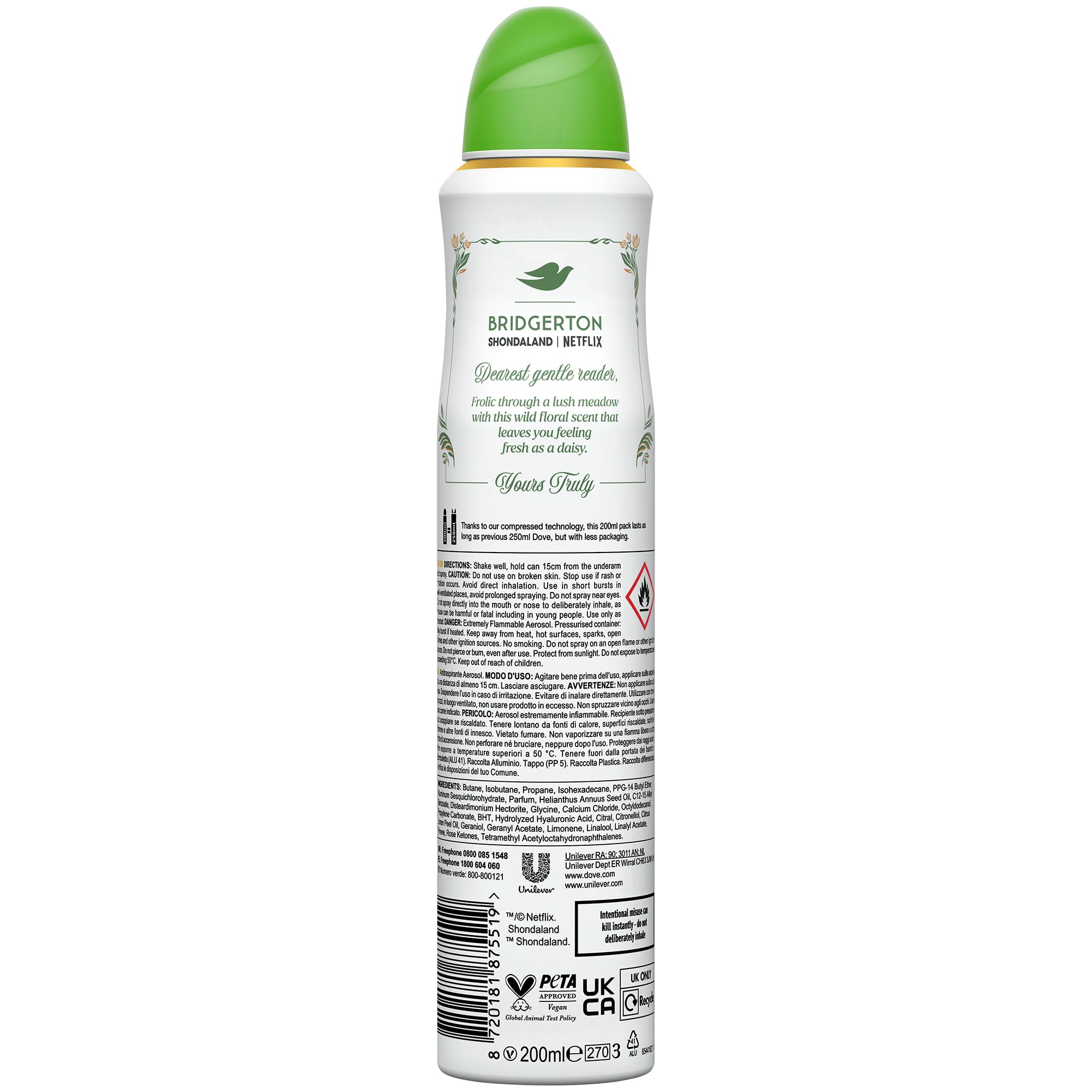 dove-advanced-care-bridgerton-love-meadows-deodorante-spray-edizione-limitata-da image 8