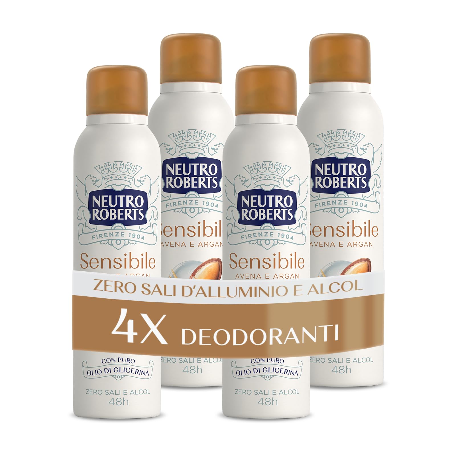neutro-roberts-deodorante-spray-pelle-sensibile-avena-lenitiva-e-argan-48h-senza image 1