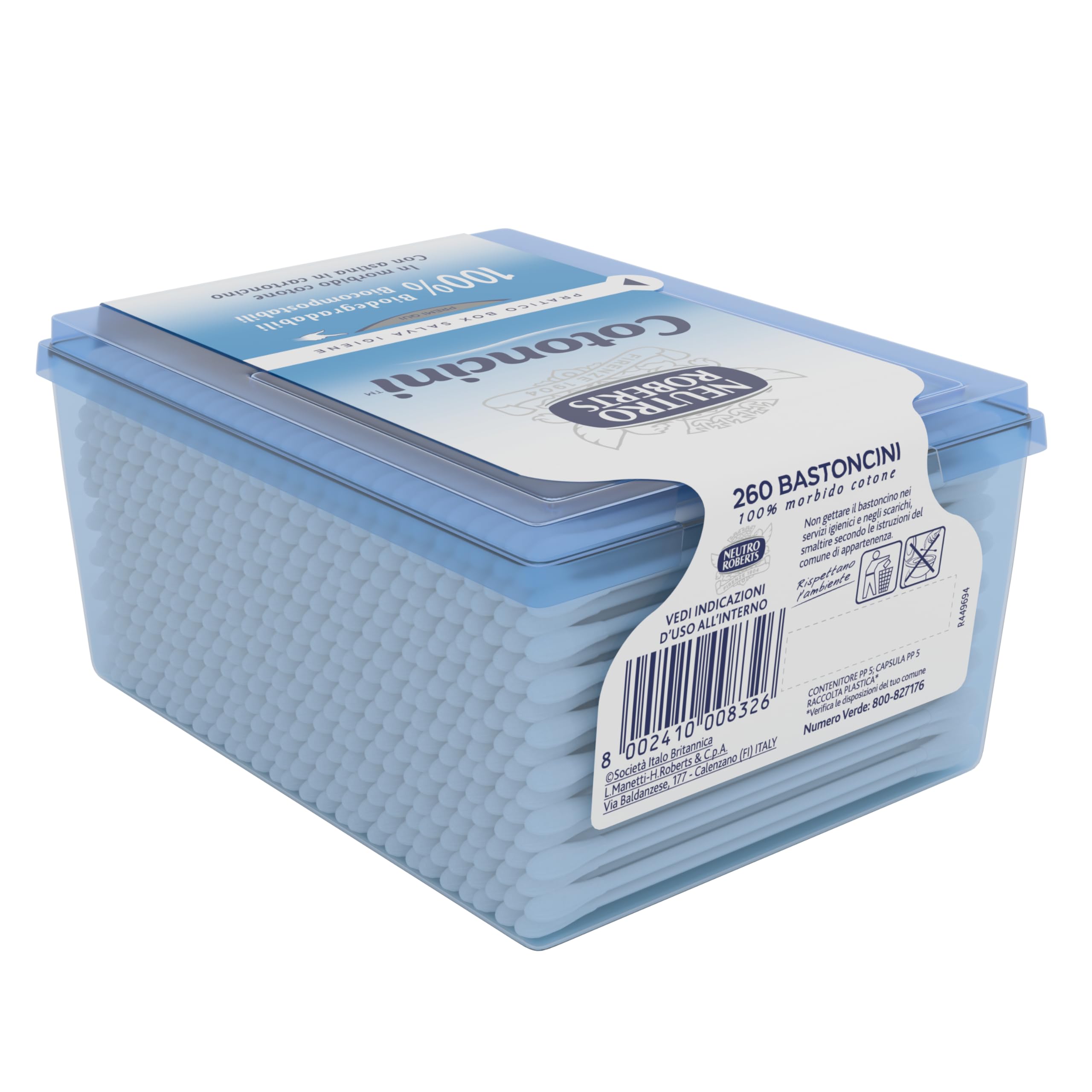 neutro-roberts-cotoncini-con-camomilla-e-box-salva-igiene-cotton-fioc-biodegrada image 3