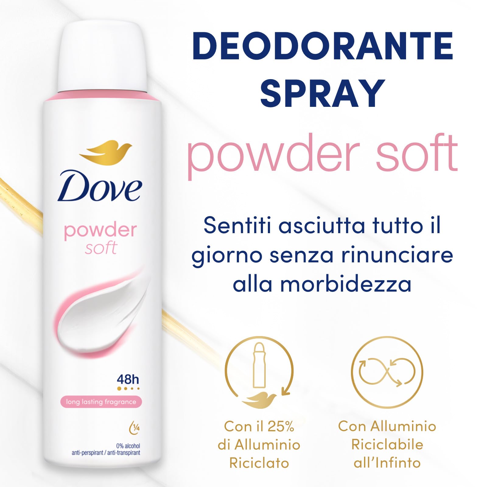 dove-deodorante-spray-classic-care-powder-deo-antitraspirante-uomo-e-donna-con-1 image 3