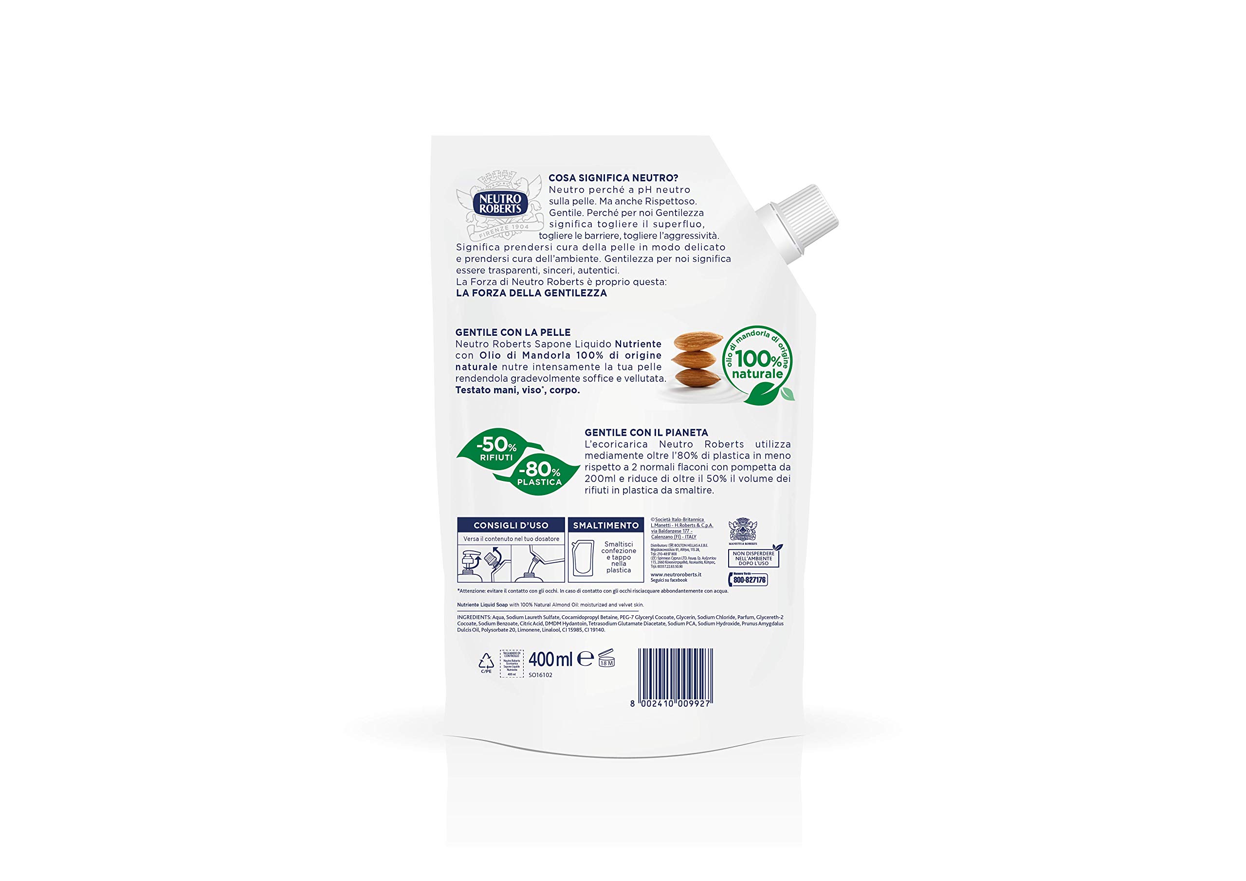 neutro-roberts-sapone-liquido-nutriente-con-olio-di-mandorla-ricarica-ecologica- image 2