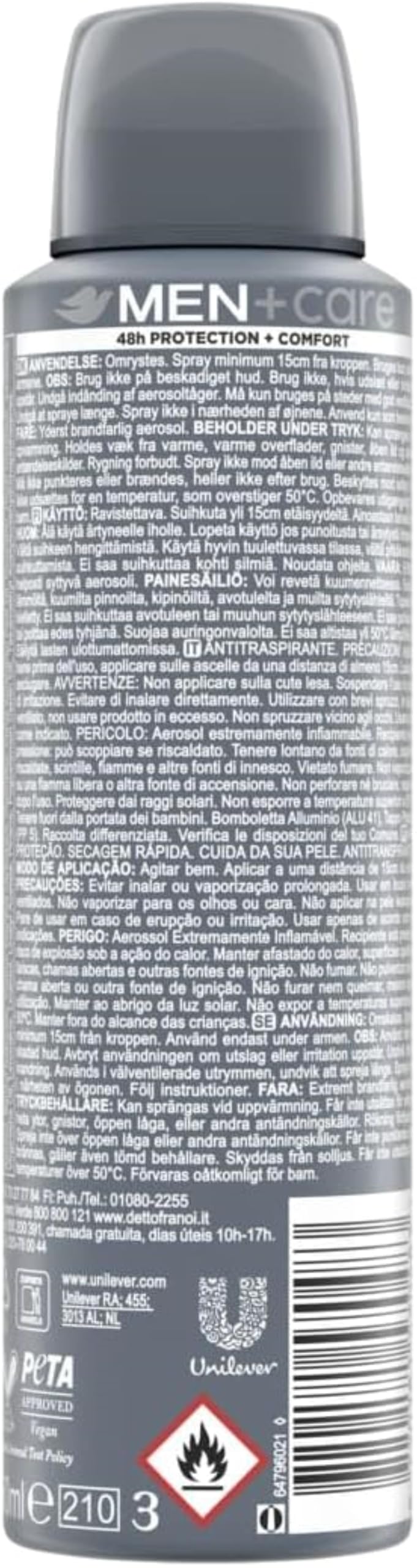 dove-men-care-deodorante-uomo-spray-classic-fresh-antitraspirante-48h-profumazio image 2